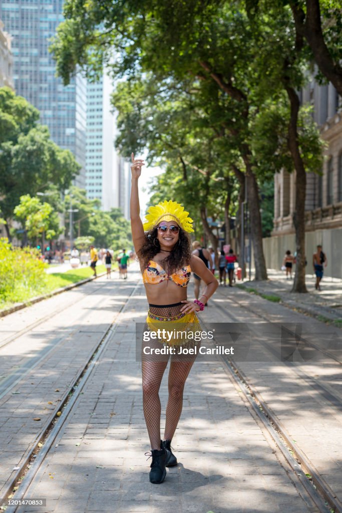 Celebrating Carnival in Rio de Janeiro, Brazil