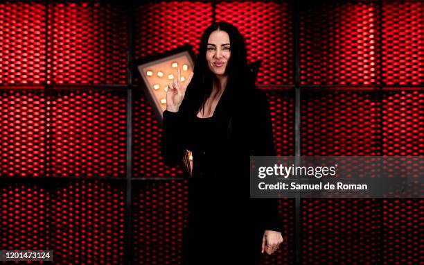 Spanish singer Mala Rodriguez attends 'La Voz' Coaches Presentation In madrid on January 23, 2020 in Madrid, Spain.