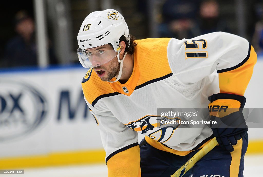 NHL: FEB 15 Predators at Blues