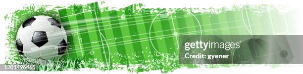 soccer scoring banner - sports championship banner stock illustrations