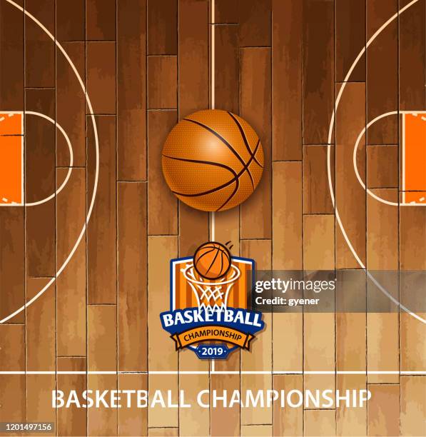 championship sign - ball drop stock illustrations