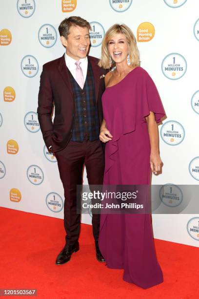 Ben Shephard and Kate Garraway attend the Good Morning Britain 1 Million Minutes Awards at Studio Works on January 23, 2020 in London, England.