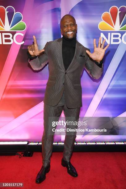 Terry Crews attends the NBC Midseason New York Press Junket at Four Seasons Hotel New York on January 23, 2020 in New York City.