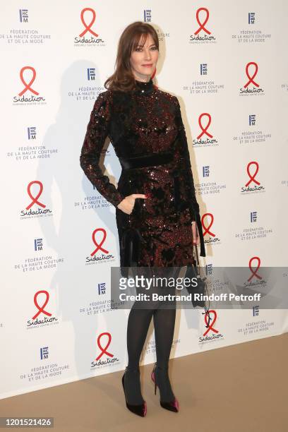 Mareva Galanter attends the Sidaction Gala Dinner 2020 at Pavillon Cambon on January 23, 2020 in Paris, France.
