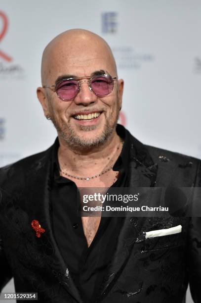 Pascal Obispo attends Sidaction Gala Dinner 2020 At Pavillon Cambon on January 23, 2020 in Paris, France.