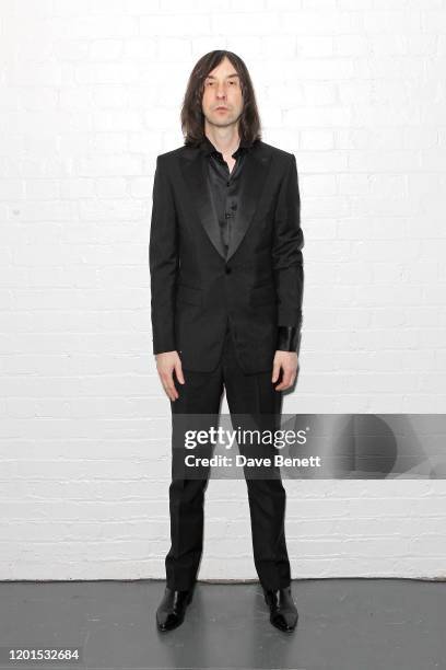 Bobby Gillespie attends the Burberry Autumn/Winter 2020 show during London Fashion Week at Kensington Olympia on February 17, 2020 in London, England.