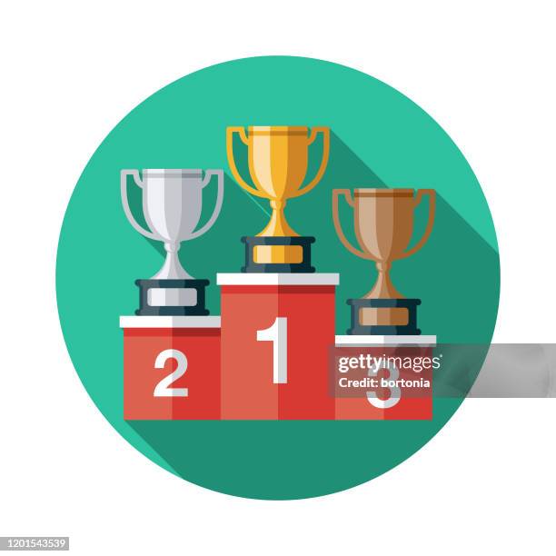 esports awards podium icon - winners podium vector stock illustrations