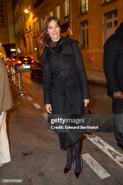 Mareva Galanter arrives at Sidaction Gala Dinner 2020 At Pavillon Cambon on January 23, 2020 in Paris, France.