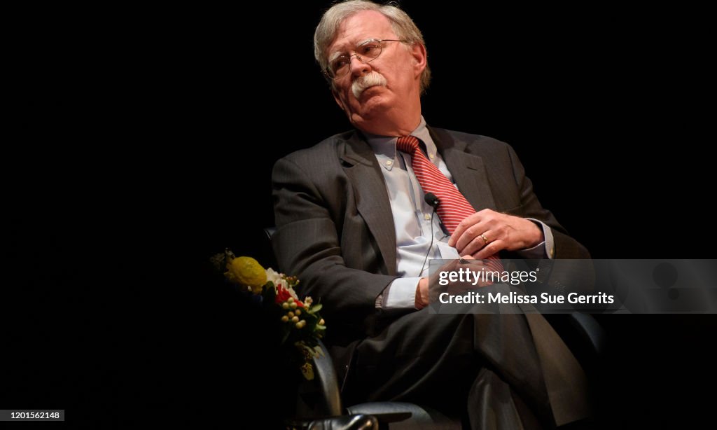 Former White House Nat'l Security Adviser John Bolton Speaks At Duke University Forum