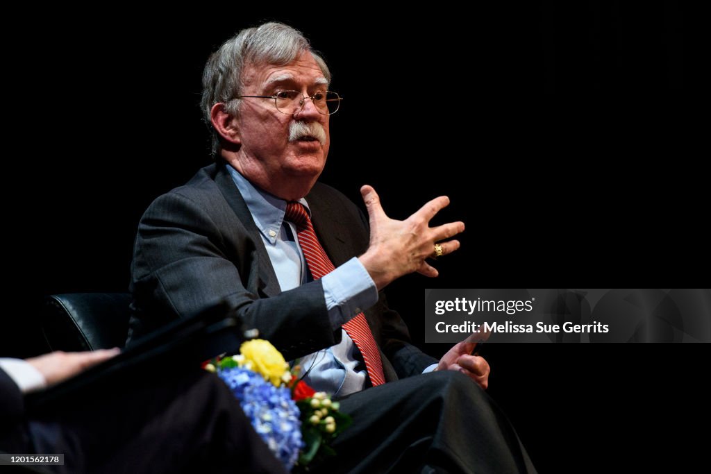 Former White House Nat'l Security Adviser John Bolton Speaks At Duke University Forum