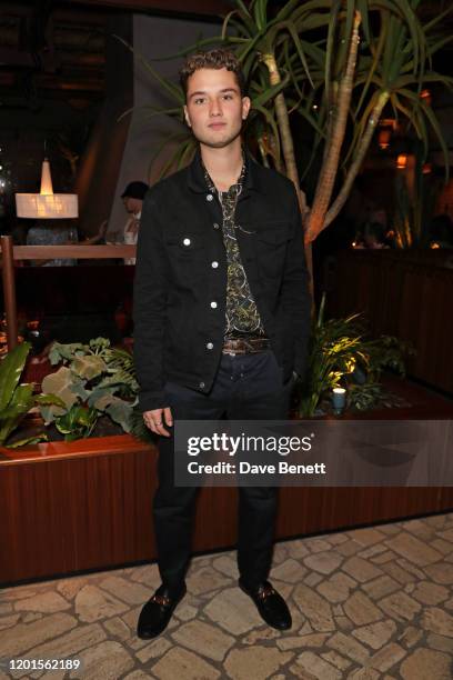 Rafferty Law attends the LOVE Magazine LFW Party, celebrating issue 23 at The Standard, London on February 17, 2020 in London, England. LOVE magazine...