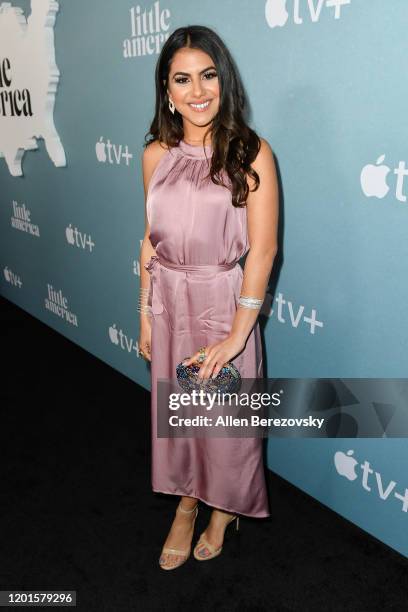 Jearnest Corchado attends the premiere of Apple TV+'s "Little America" at Pacific Design Center on January 23, 2020 in West Hollywood, California.