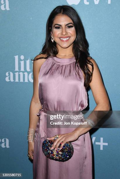 Jearnest Corchado attends the premiere of Apple TV+'s "Little America" at Pacific Design Center on January 23, 2020 in West Hollywood, California.