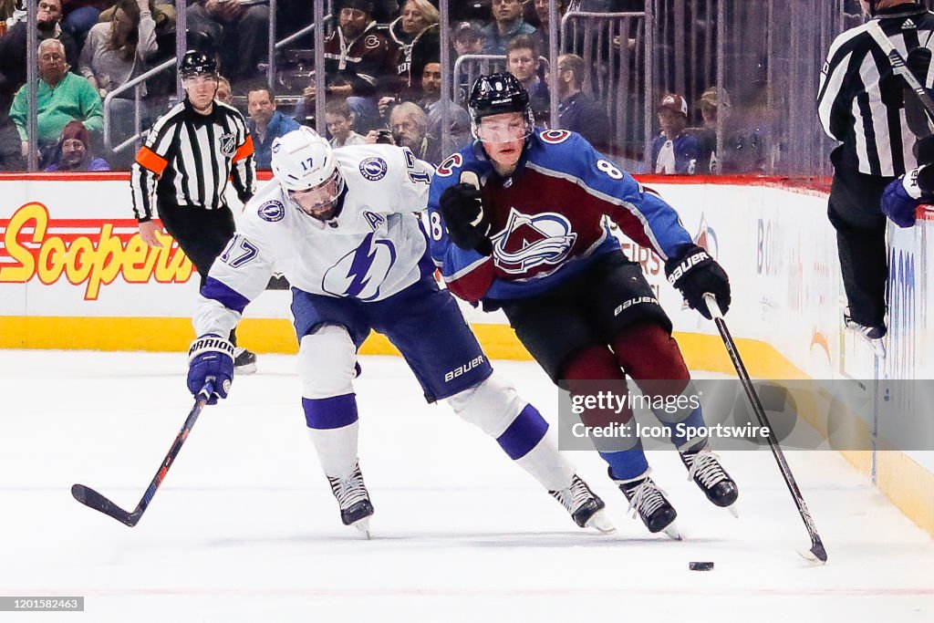 NHL: FEB 17 Lightning at Avalanche