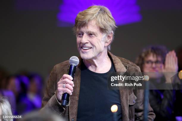 Robert Redford attends Sundance Institute's 'An Artist at the Table Presented by IMDbPro' at the 2020 Sundance Film Festival on January 23, 2020 in...