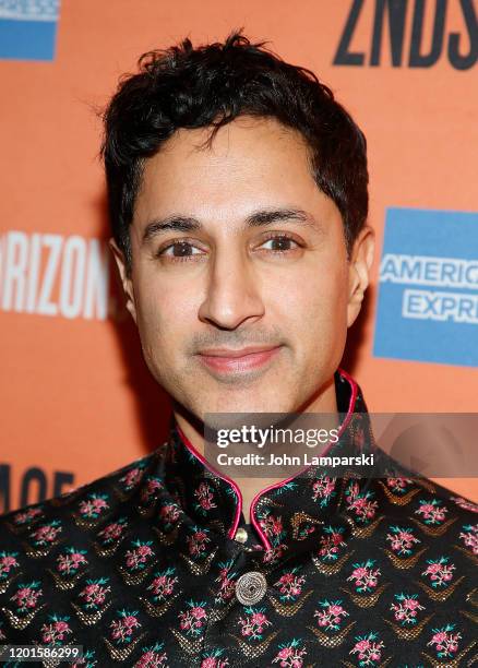 Maulik Pancholy attends "Grand Horizons" Broadway opening night at Hayes Theater on January 23, 2020 in New York City.