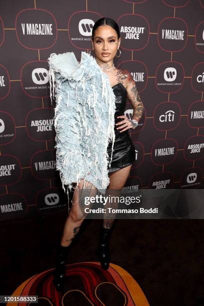 Kehlani attends the Warner Music Group Pre-Grammy Party at Hollywood Athletic Club on January 23, 2020 in Hollywood, California.