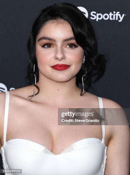 Ariel Winter arrives at the Spotify Best New Artist 2020 Party at The Lot Studios on January 23, 2020 in Los Angeles, California.