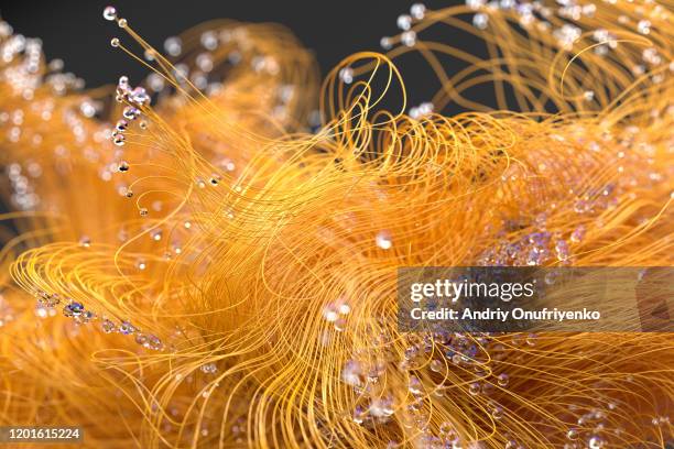 turbulent wires - wire balls stockfoto's en -beelden