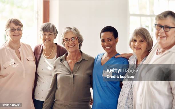 we have the best nurse aid - assisted living community stock pictures, royalty-free photos & images