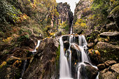 Pincães Waterfall in Peneda-Gerês National Park
