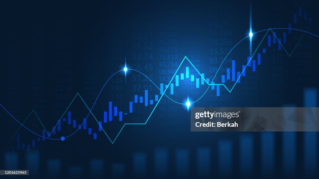 Abstract finance background