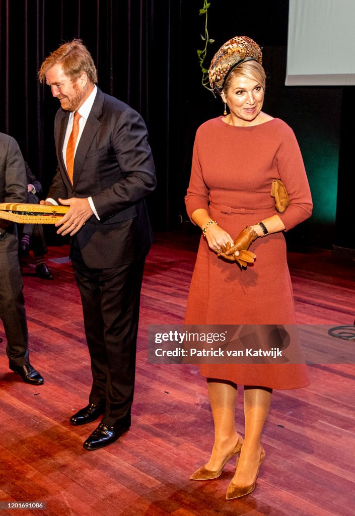 King Willem-Alexander Of The Netherlands & Queen Maxima Attend a Seminar "Indonesia And The Netherlands: A Joint future"