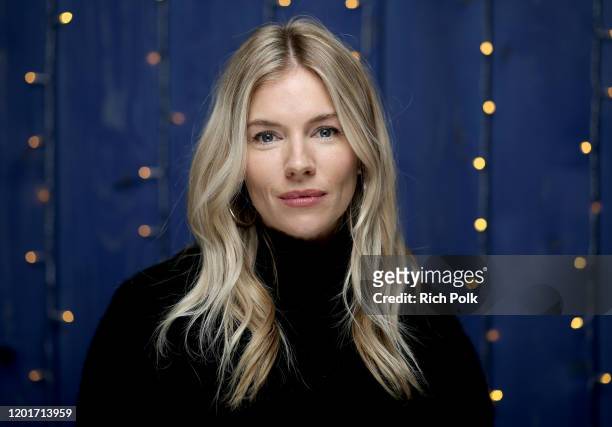 Sienna Miller of 'Wander Darkly' attends the IMDb Studio at Acura Festival Village on location at the 2020 Sundance Film Festival – Day 1 on January...