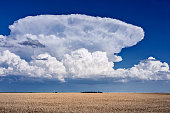 Thunderstorm cumulonimbus clouds