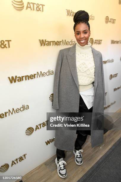 Kelly Rowland stops by WarnerMedia Lodge: Elevating Storytelling with AT&T during Sundance Film Festival 2020 on January 24, 2020 in Park City, Utah.