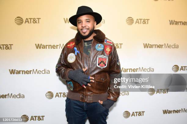 Justin Simien stops by WarnerMedia Lodge: Elevating Storytelling with AT&T during Sundance Film Festival 2020 on January 24, 2020 in Park City, Utah.