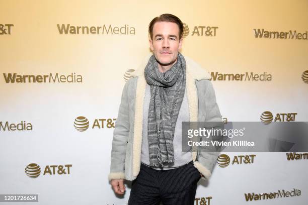 James Van Der Beek stops by WarnerMedia Lodge: Elevating Storytelling with AT&T during Sundance Film Festival 2020 on January 24, 2020 in Park City,...