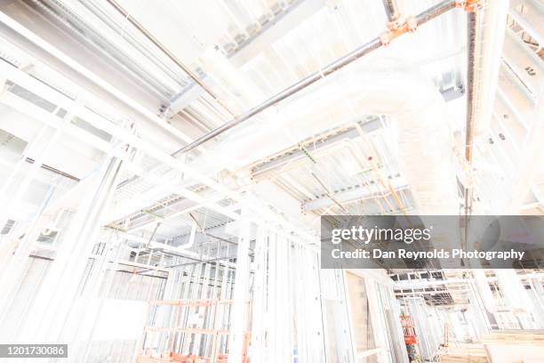 plumbing modern construction hdr - hdri background stock pictures, royalty-free photos & images