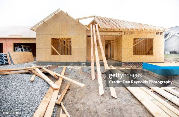 housing construction - townhouse stock pictures, royalty-free photos & images
