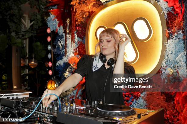 Henrietta Tiefenthaler aka DJ Henri attends the Warner Music & CIROC BRIT Awards house party, in association with GQ, at The Chiltern Firehouse on...