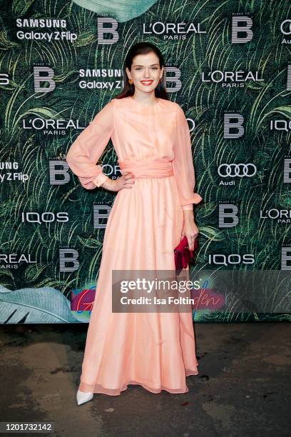 German actress Caroline Hartig attends the Place To B Pre-Berlinale-Dinner at Restaurant Tim Raue on February 18, 2020 in Berlin, Germany.