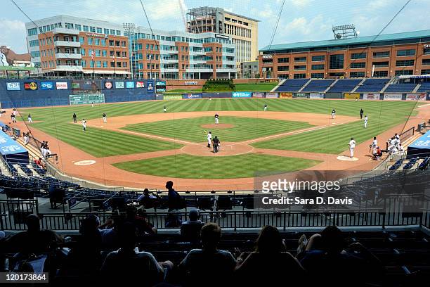 The Chicago White Sox play the Most Valuable Prospects during the championship game of the 2011 Breakthrough Series at the Durham Bulls Athletic Park...