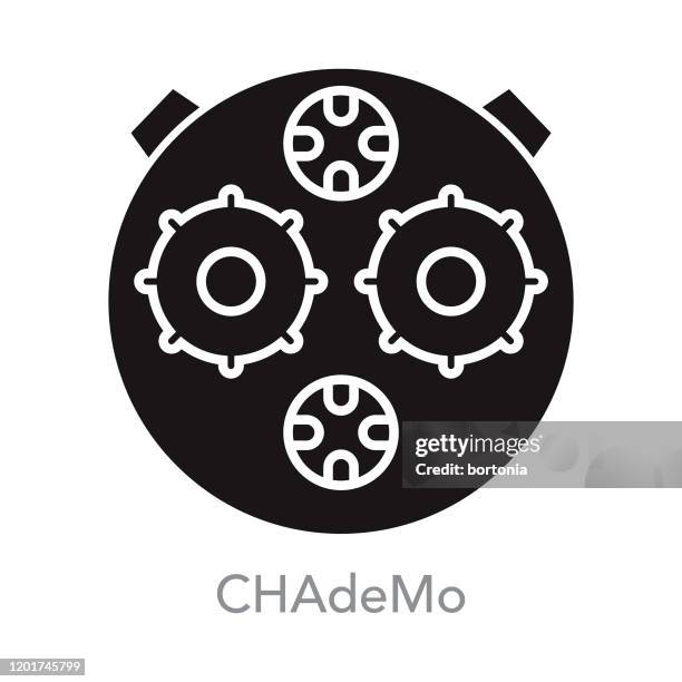 chademo electric vehicle plug icon - supercharged engine stock illustrations