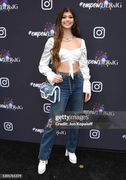 Loren Gray attends Instagram's GRAMMY Luncheon on January 24, 2020 in Los Angeles, California.