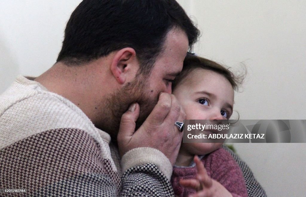 TOPSHOT-SYRIA-CONFLICT-CHILDREN-IDLIB