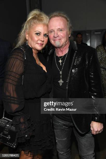 Linda Kramer and Joey Kramer attend MusiCares Person of the Year honoring Aerosmith at West Hall at Los Angeles Convention Center on January 24, 2020...