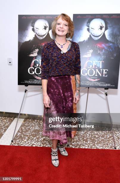 Actress Gwyn LaRee attends the premiere of "Get Gone" at Arena Cinelounge on January 24, 2020 in Hollywood, California.