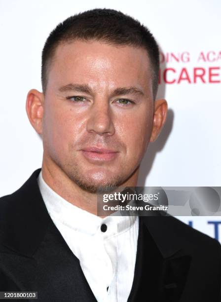 Channing Tatum arrives at the 2020 MusiCares Person Of The Year Honoring Aerosmith at West Hall At Los Angeles Convention Center on January 24, 2020...