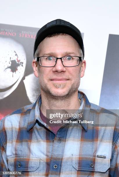 Andrew James Spaeth attends the premiere of "Get Gone" at Arena Cinelounge on January 24, 2020 in Hollywood, California.