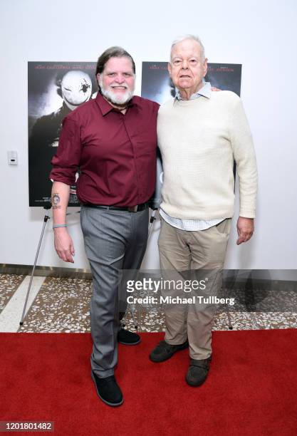 Director Michael Thomas Daniel and John Orland attend the premiere of "Get Gone" at Arena Cinelounge on January 24, 2020 in Hollywood, California.