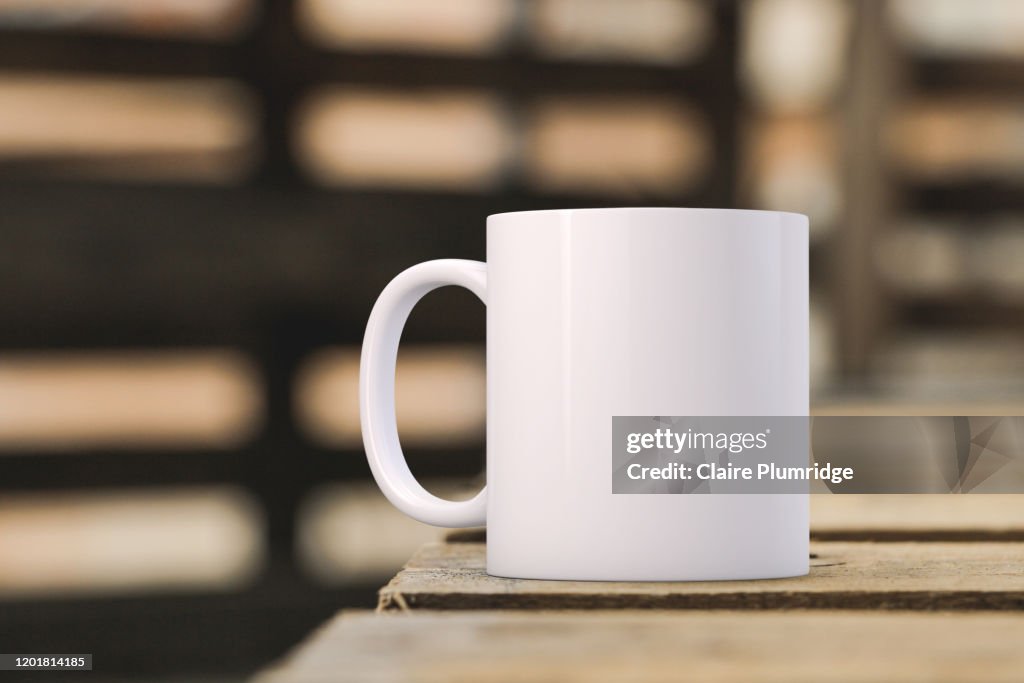 Feminine floral White Mug Mockup. Perfect for businesses selling mugs, just overlay your quote or design on to the image.