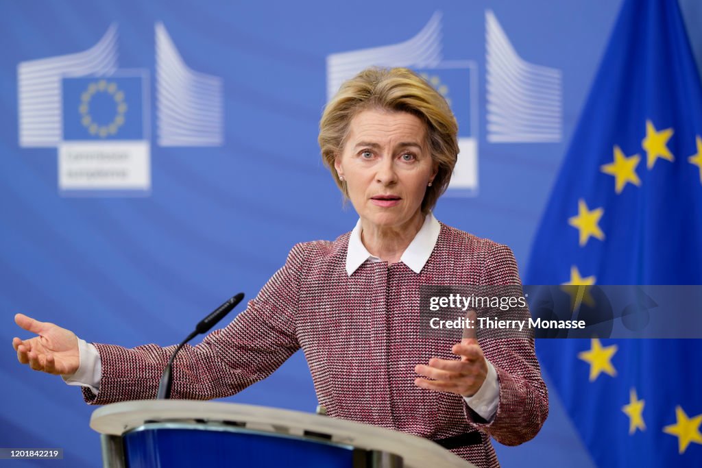 EU Commission's President Ursula Von Der Leyen