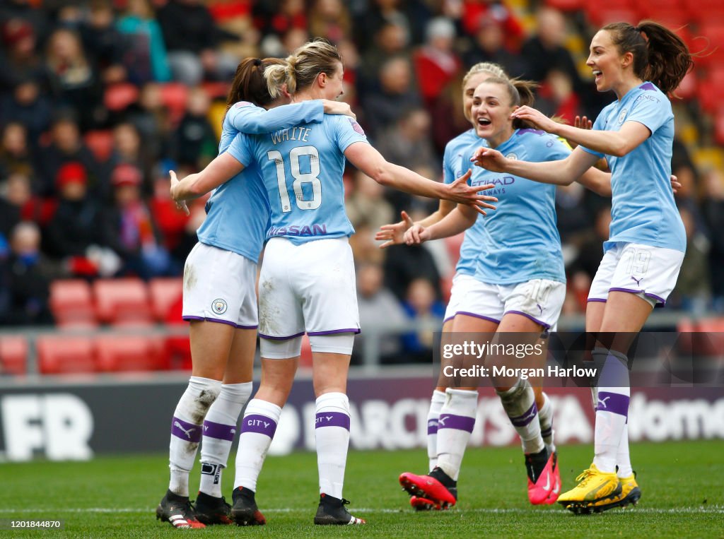 Manchester United Women v Manchester City Women - Women's FA Cup: Fourth Round