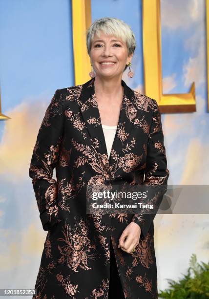 Dame Emma Thompson attends the "Dolittle" special screening at Cineworld Leicester Square on January 25, 2020 in London, England.