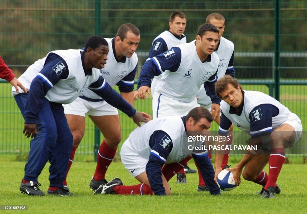 FRANCE-RUGBY-ENTRAINEMENT